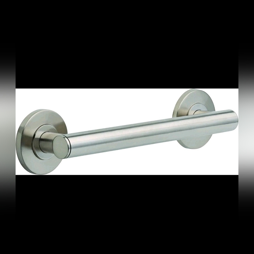 Delta 12 Grab Bar with Concealed Mounting Contemporary Model 41812 Stainless